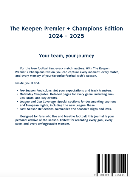 The Keeper: Premier + Champions Edition 2024 - 2025